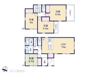 間取図/区画図:図面と異なる場合は現況を優先