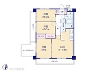 間取図/区画図:図面と異なる場合は現況を優先