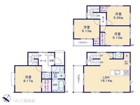 間取図/区画図:図面と異なる場合は現況を優先