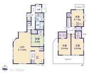 間取図/区画図:図面と異なる場合は現況を優先