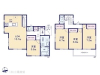 間取図/区画図:図面と異なる場合は現況を優先