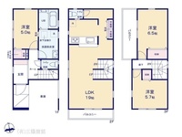 間取図/区画図:図面と異なる場合は現況を優先