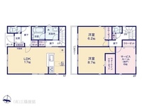 間取図/区画図:図面と異なる場合は現況を優先