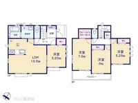 間取図/区画図:図面と異なる場合は現況を優先