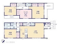 間取図/区画図:図面と異なる場合は現況を優先