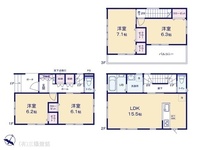 間取図/区画図:図面と異なる場合は現況を優先