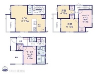 間取図/区画図:図面と異なる場合は現況を優先