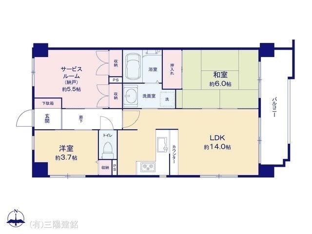 間取図/区画図:図面と異なる場合は現況を優先