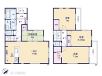 間取図/区画図:図面と異なる場合は現況を優先