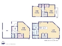 間取図/区画図:図面と異なる場合は現況を優先