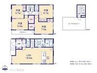 間取図/区画図:図面と異なる場合は現況を優先