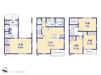 間取図/区画図:図面と異なる場合は現況を優先