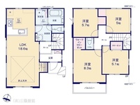 間取図/区画図:図面と異なる場合は現況を優先