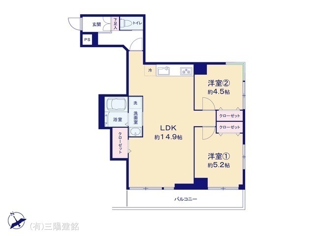間取図/区画図:図面と異なる場合は現況を優先