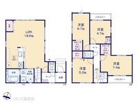 間取図/区画図:図面と異なる場合は現況を優先