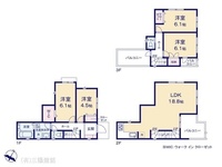 間取図/区画図:図面と異なる場合は現況を優先