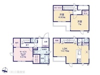 間取図/区画図:図面と異なる場合は現況を優先