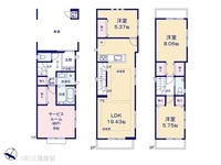 間取図/区画図:図面と異なる場合は現況を優先