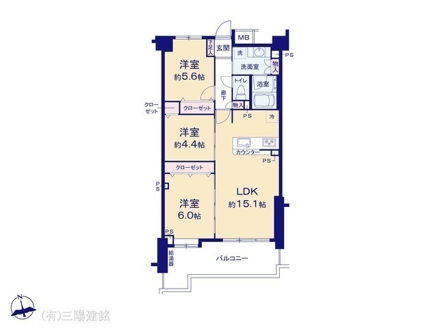 間取図/区画図:図面と異なる場合は現況を優先