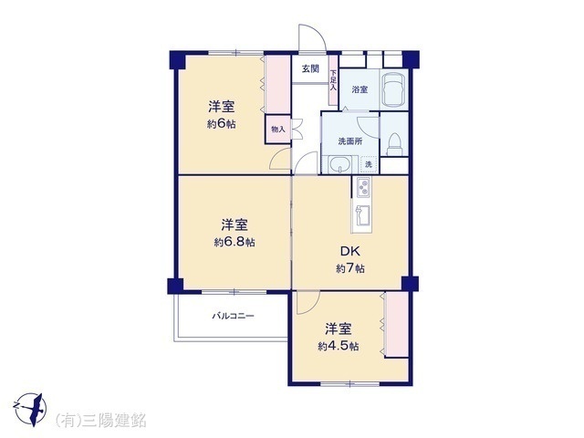 間取図/区画図:図面と異なる場合は現況を優先