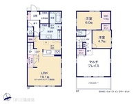 間取図/区画図:図面と異なる場合は現況を優先