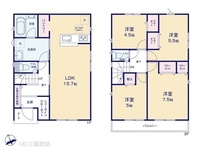間取図/区画図:図面と異なる場合は現況を優先