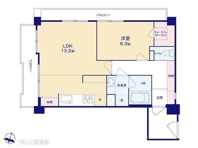 間取図/区画図:図面と異なる場合は現況を優先