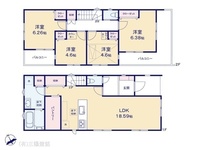 間取図/区画図:図面と異なる場合は現況を優先