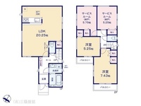 間取図/区画図:図面と異なる場合は現況を優先