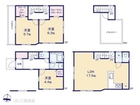 間取図/区画図:図面と異なる場合は現況を優先