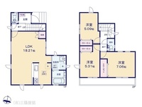 間取図/区画図:図面と異なる場合は現況を優先