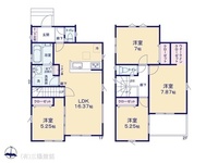 間取図/区画図:図面と異なる場合は現況を優先