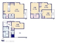 間取図/区画図:図面と異なる場合は現況を優先