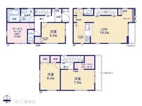 間取図/区画図:図面と異なる場合は現況を優先