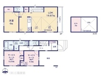 間取図/区画図:図面と異なる場合は現況を優先