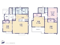 間取図/区画図:図面と異なる場合は現況を優先