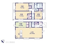 間取図/区画図:図面と異なる場合は現況を優先
