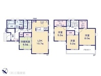 間取図/区画図:図面と異なる場合は現況を優先
