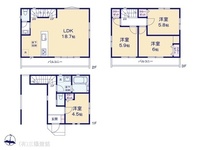 間取図/区画図:図面と異なる場合は現況を優先