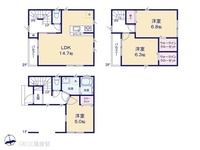 間取図/区画図:図面と異なる場合は現況を優先