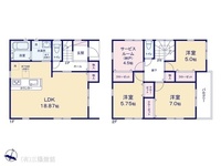 間取図/区画図:図面と異なる場合は現況を優先