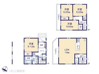 間取図/区画図:図面と異なる場合は現況を優先