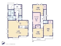 間取図/区画図:図面と異なる場合は現況を優先