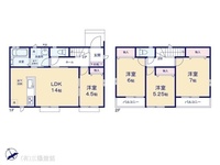 間取図/区画図:図面と異なる場合は現況を優先
